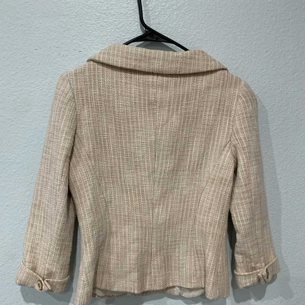 WHBM Tweed Blazer sz 6 - Picture 3 of 6